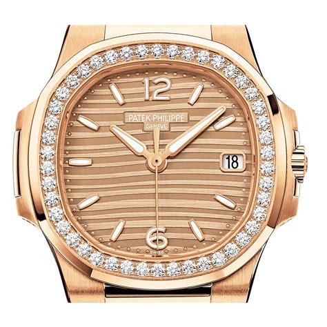 patek philippe nautilus 7010/1r-012 rose gold|Patek Philippe Nautilus full diamond.